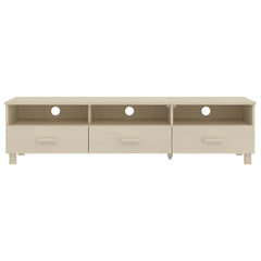 vidaXL TV Cabinet | Honey Brown | Solid Pinewood | Medium | TV Cabinet 3