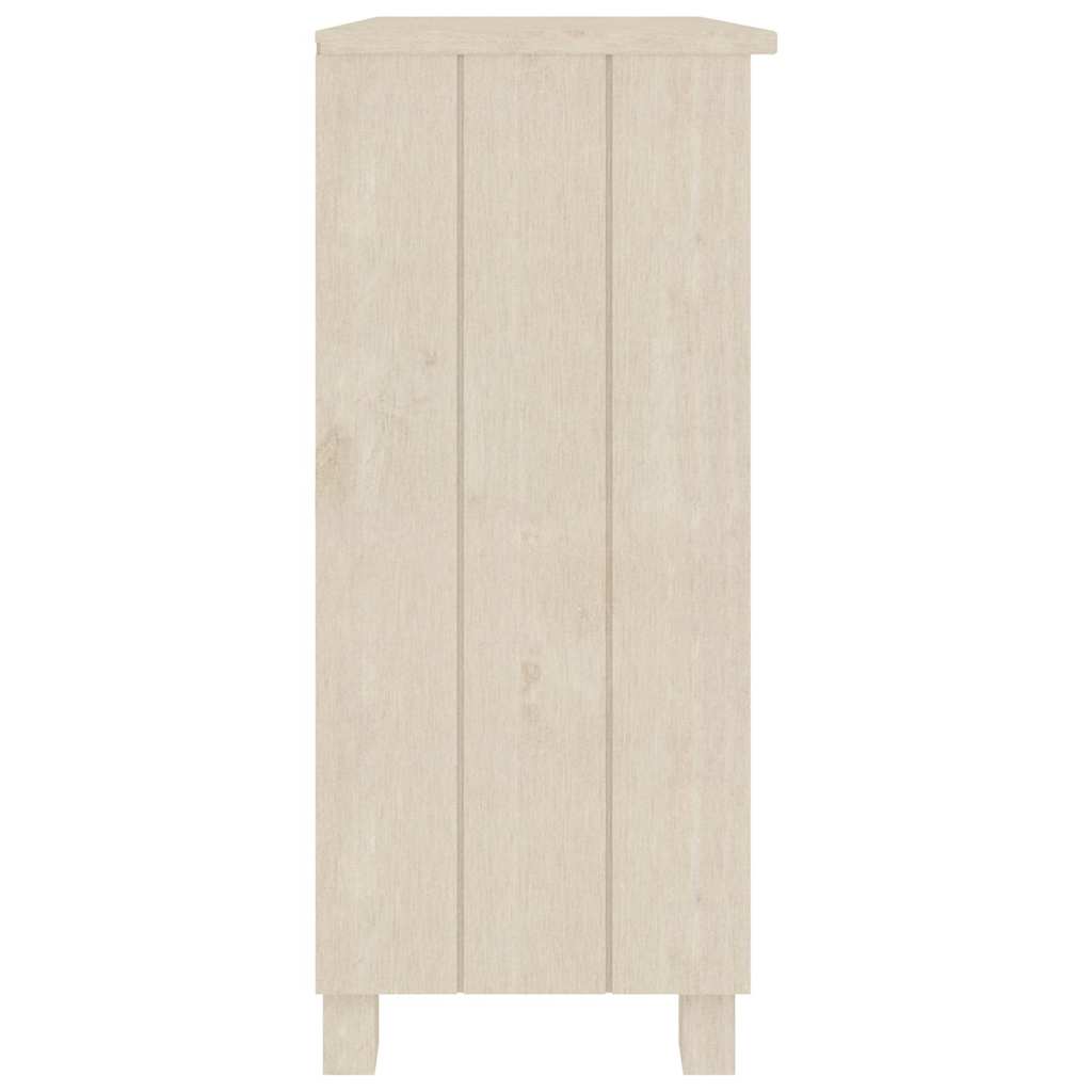 vidaXL Sideboard | Honey Brown | Solid Pine Wood, MDF | Medium | Rectangular 4
