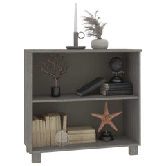 vidaXL Sideboard | Light Grey | Solid pine wood, MDF | Medium | Sideboard 5