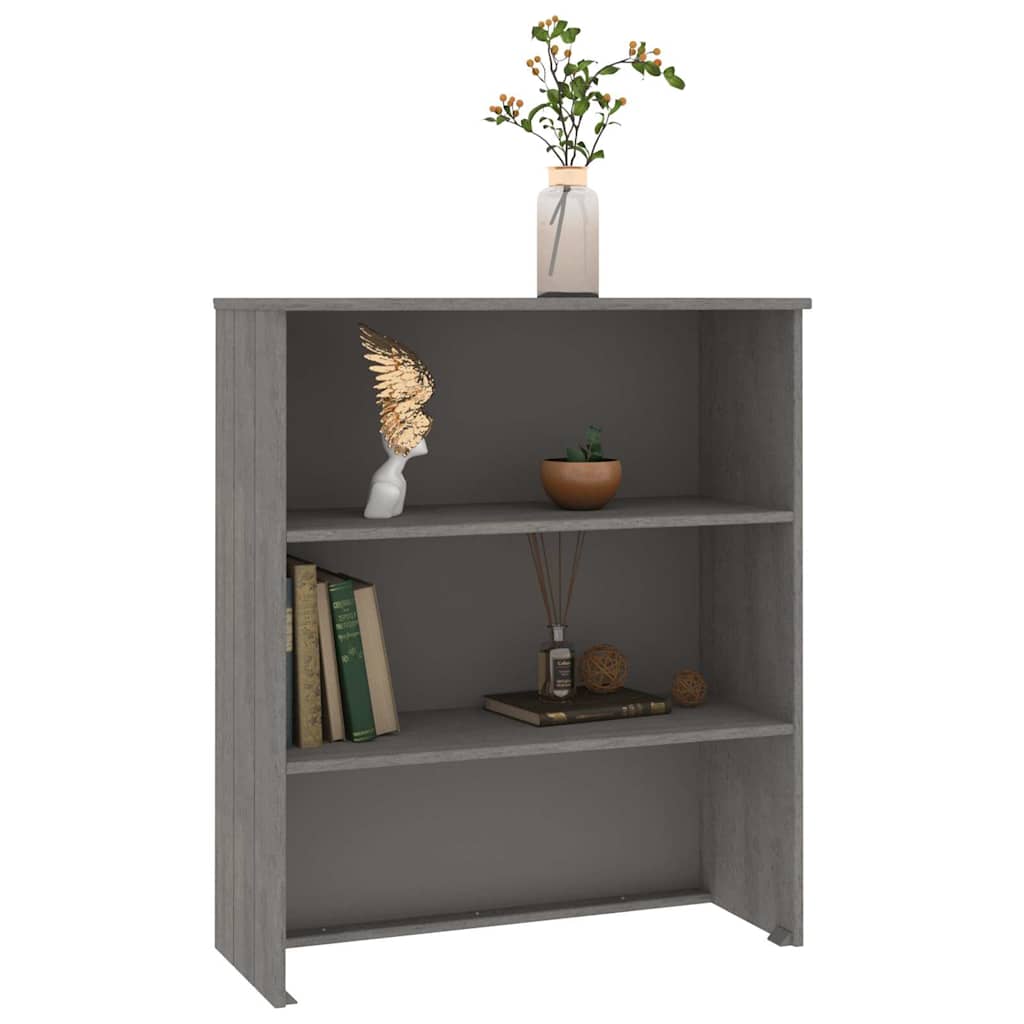 Top for Highboard"HAMAR" 85x35x100cm Solid Wood Pine Light grey