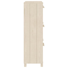 vidaXL Shoe Cabinet | Honey Brown | Solid pinewood, MDF, plastic | Medium 5