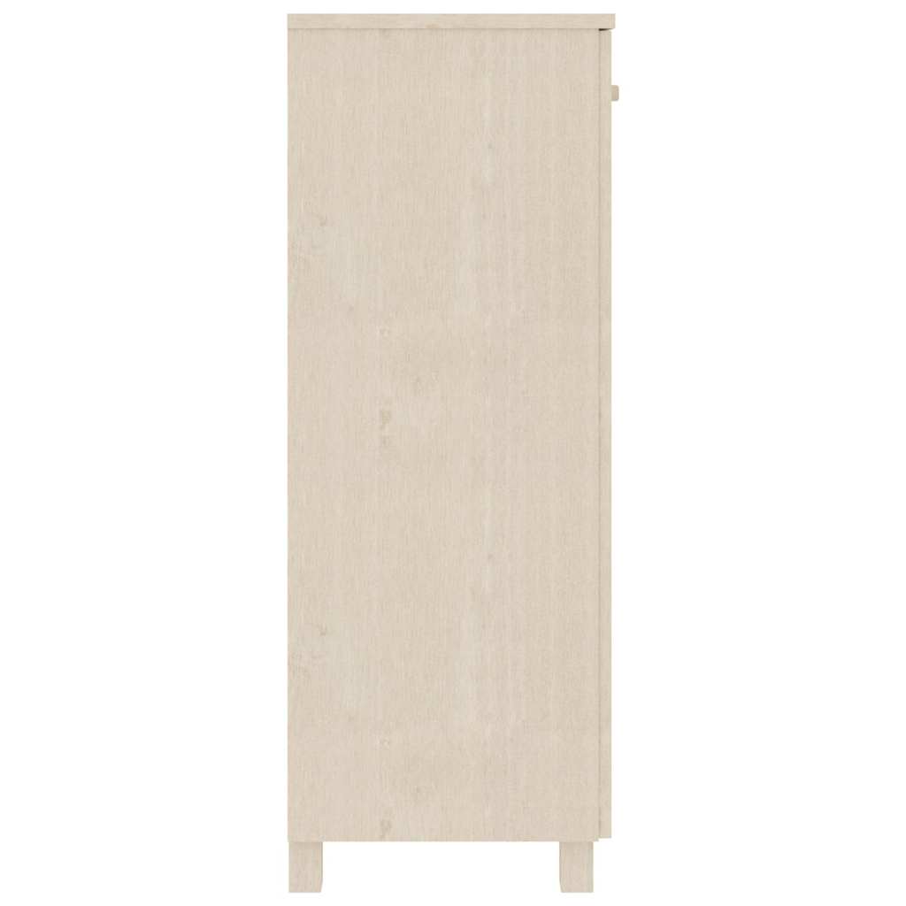 vidaXL Shoe Cabinet | Honey brown | Solid pine wood, MDF | 85x40x108 cm 4