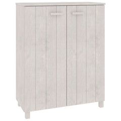vidaXL Shoe Cabinet | White | Solid pine wood, MDF | Medium | Shoe Cabinet 2