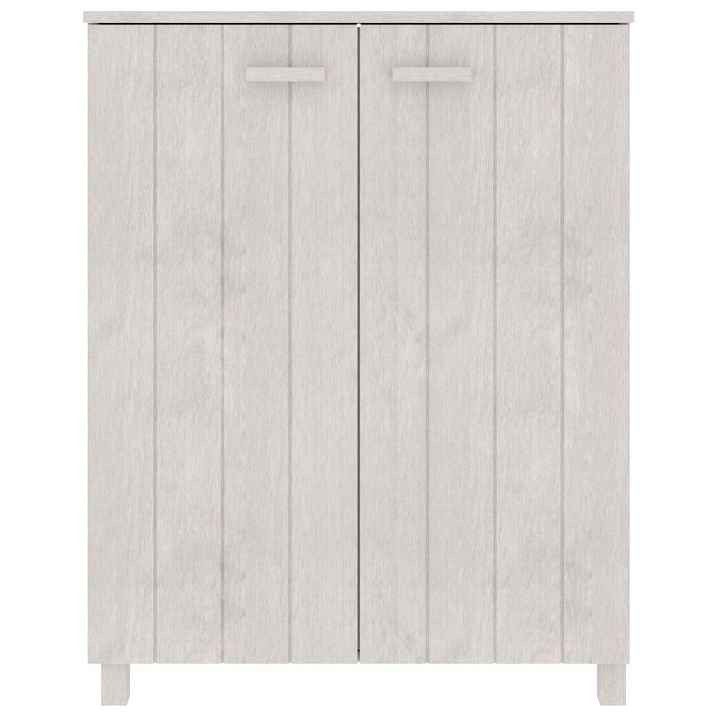 vidaXL Shoe Cabinet | White | Solid pine wood, MDF | Medium | Shoe Cabinet 3
