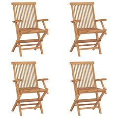 Folding Chairs Solid Teak Wood 4