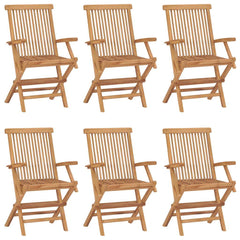Folding Chairs Solid Teak Wood 6