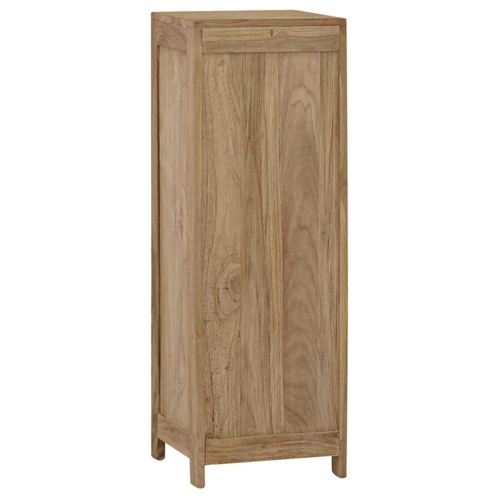 340741 vidaXL Chest of Drawers 30x30x90 cm Solid Wood Teak 4