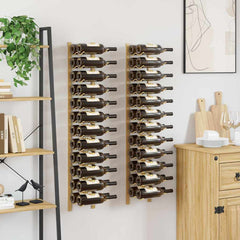 Wall Mounted Wine Rack for Bottles Iron