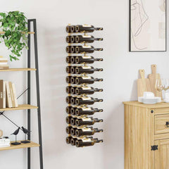 Wall Mounted Wine Rack for Bottles Iron