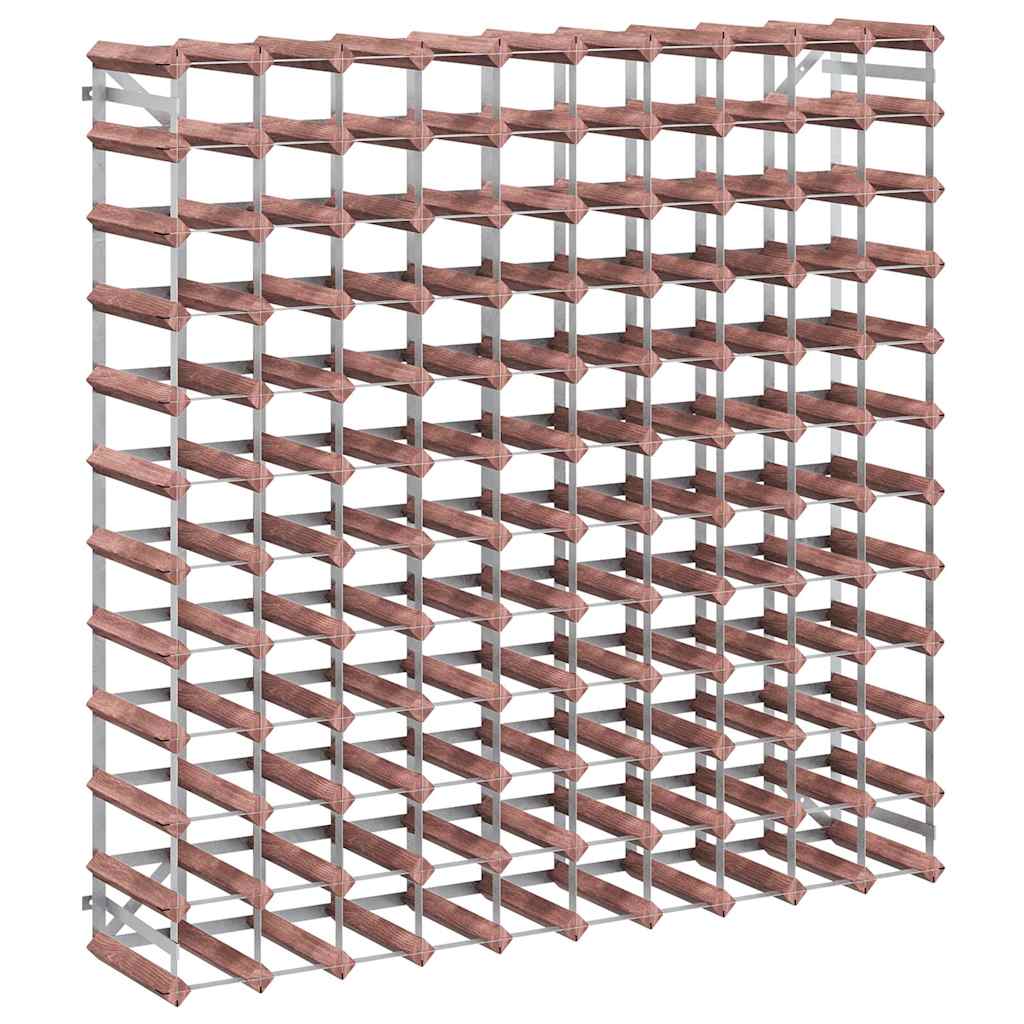 Wine Rack for Bottles Solid Pinewood