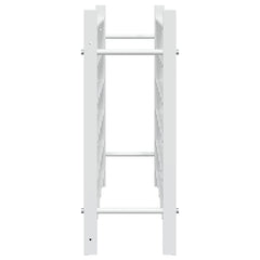 vidaXL Wine Rack for 36 Bottles White Metal 6