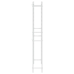 vidaXL Wine Rack for 96 Bottles White Metal 6