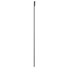 Sliding Door ESG Glass and Aluminium 76 x 205 cm Black Transparent
