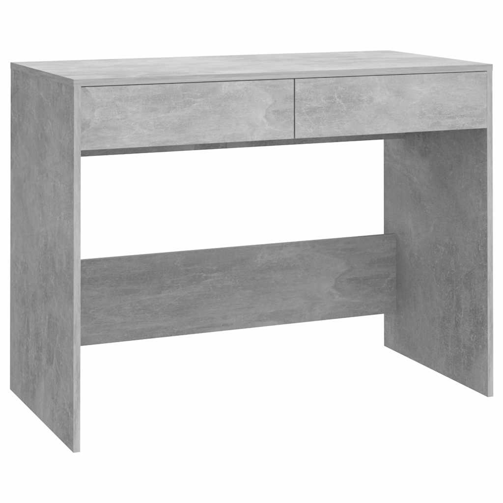 vidaXL Desk | Concrete grey | Engineered wood | Standard | Storage | Desk 2