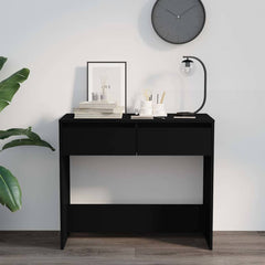 vidaXL Console Table | Black | Engineered wood, Steel | Medium | Console Table 3
