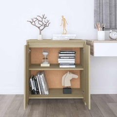 vidaXL Sideboard | Sonoma Oak | Engineered Wood | Medium | Sideboard 3