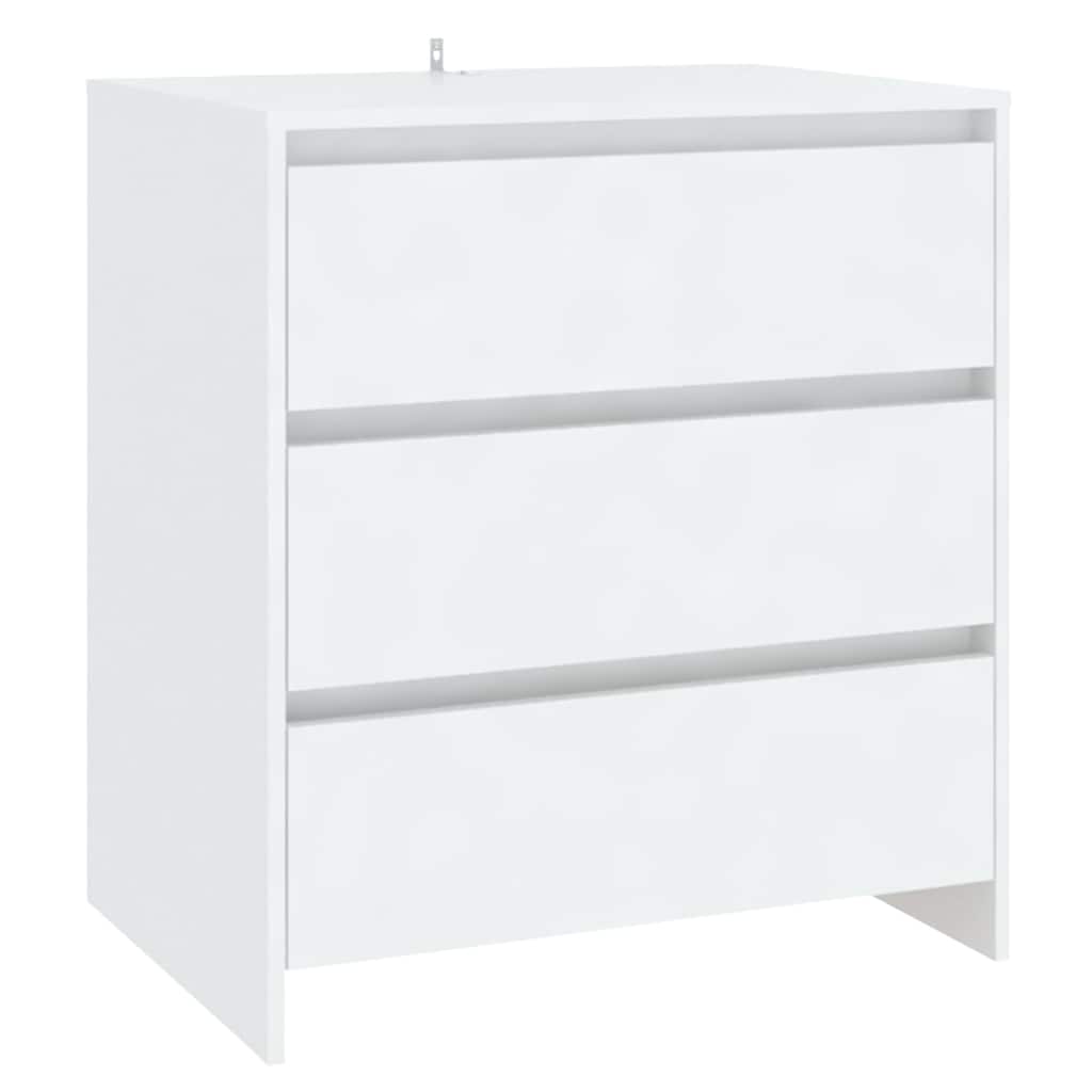 Sideboard 70x41x75 cm Engineered Wood White