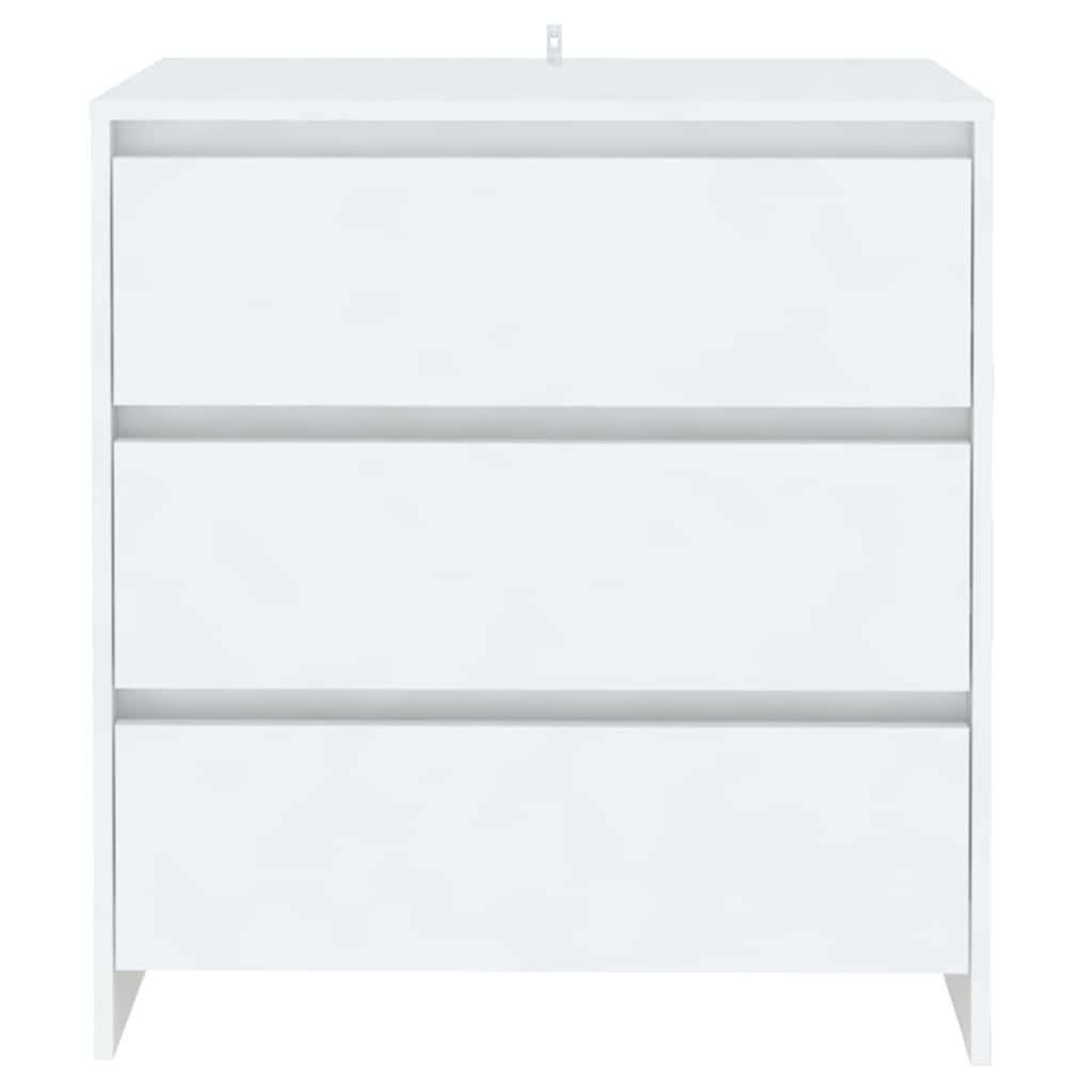 Sideboard 70x41x75 cm Engineered Wood White