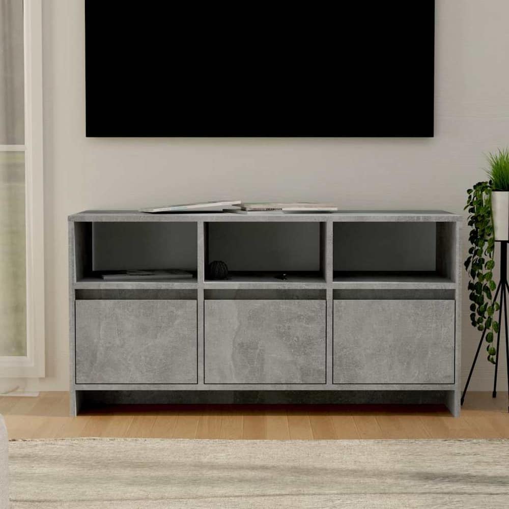 TV Cabinet 102x37,5x52,5 cm Engineered Wood Concrete grey