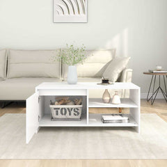 vidaXL Coffee Table | White | Engineered wood | Medium | Coffee Table 3