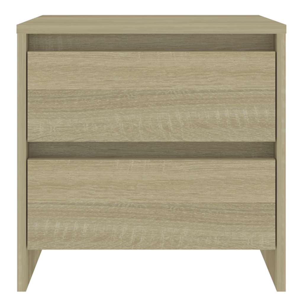 vidaXL Bedside Cabinet | Sonoma Oak | Engineered Wood | Compact 3