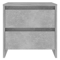 vidaXL Bedside Cabinet | Concrete grey | Engineered wood | Small 3