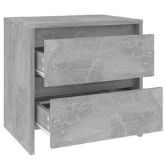 vidaXL Bedside Cabinet | Concrete grey | Engineered wood | Small 4