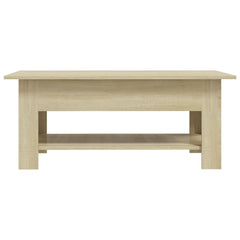 vidaXL Coffee Table Sonoma Oak 102x55x42 cm Engineered Wood 4