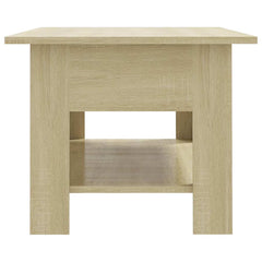vidaXL Coffee Table Sonoma Oak 102x55x42 cm Engineered Wood 5