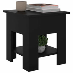 vidaXL Coffee Table Black 40x40x42 cm Engineered Wood 5