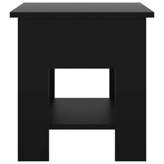 vidaXL Coffee Table Black 40x40x42 cm Engineered Wood 4