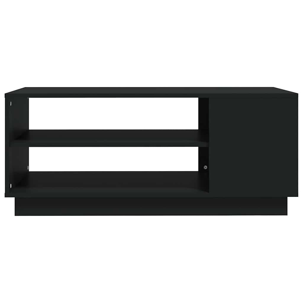 vidaXL Coffee Table Black 102x55x43 cm Engineered Wood 4