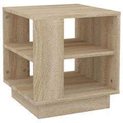 vidaXL Coffee Table Sonoma Oak 40x40x43 cm Engineered Wood 2