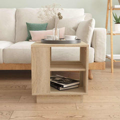 vidaXL Coffee Table Sonoma Oak 40x40x43 cm Engineered Wood 3