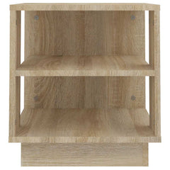 vidaXL Coffee Table Sonoma Oak 40x40x43 cm Engineered Wood 5