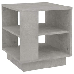 vidaXL Coffee Table Concrete Grey 40x40x43 cm Engineered Wood 2