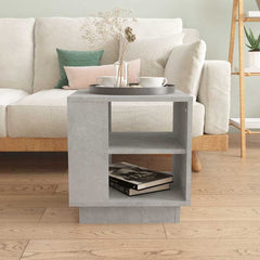 vidaXL Coffee Table Concrete Grey 40x40x43 cm Engineered Wood 3