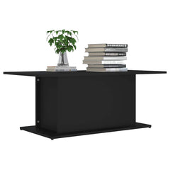 810308 vidaXL Coffee Table Black 102x55,5x40 cm Engineered Wood 6