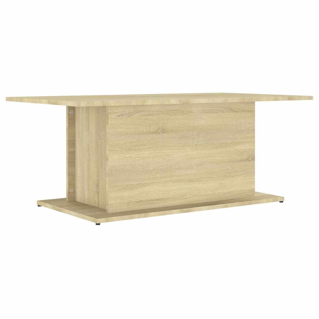 810310 vidaXL Coffee Table Sonoma Oak 102x55,5x40 cm Engineered Wood 2
