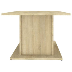 810310 vidaXL Coffee Table Sonoma Oak 102x55,5x40 cm Engineered Wood 5
