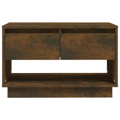 vidaXL TV Cabinet | Smoked Oak | Engineered Wood | 70x41x44 cm | Storage 5