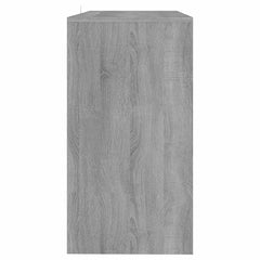 vidaXL Console Table | Grey Sonoma | Engineered Wood | Medium | Storage 6