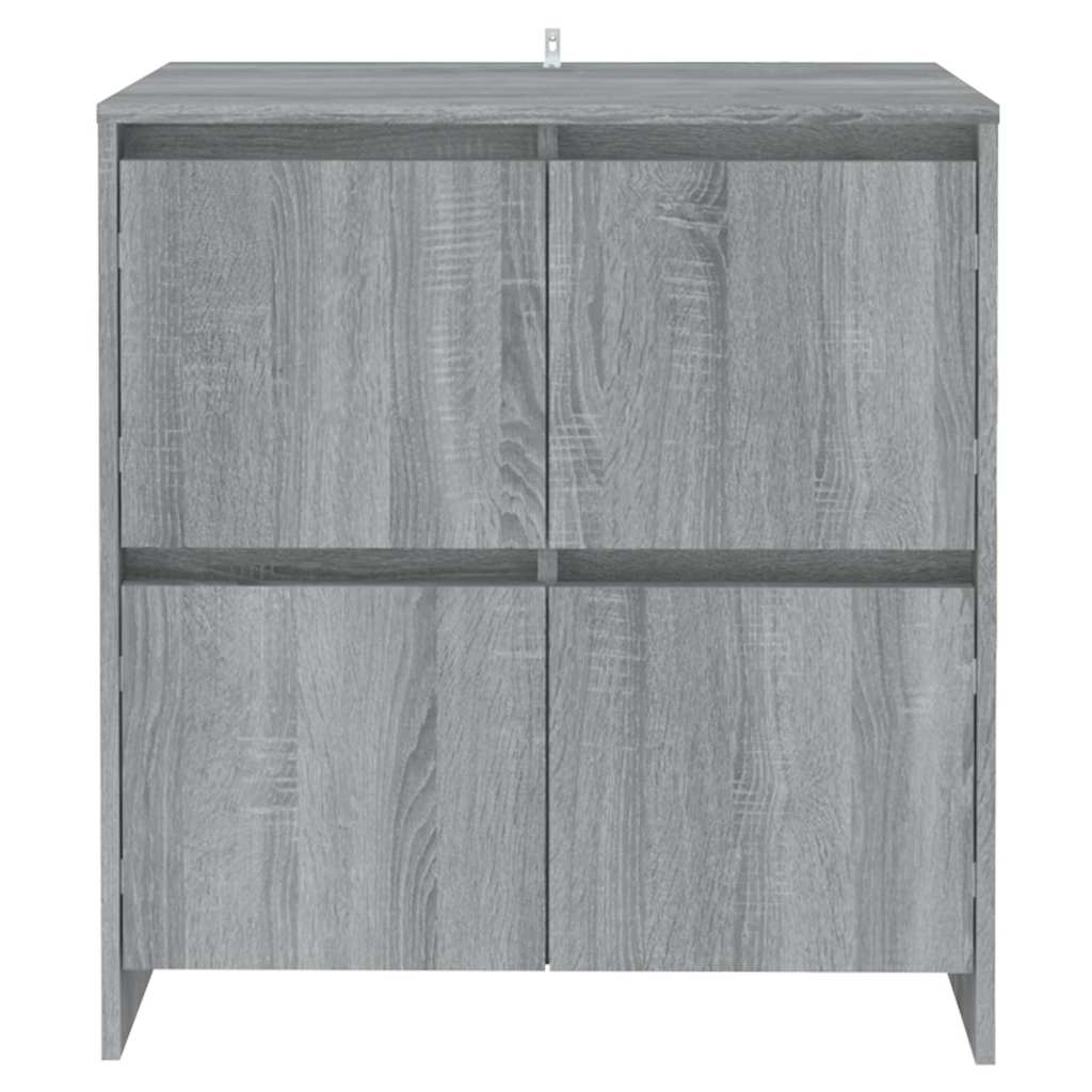 vidaXL Sideboard Grey Sonoma 70x41x75 cm Engineered Wood 3