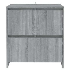 vidaXL Sideboard Grey Sonoma 70x41x75 cm Engineered Wood 3