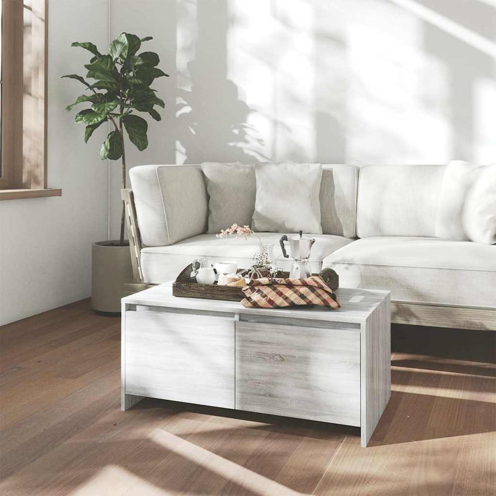 vidaXL Coffee Table | Grey sonoma | Engineered wood | Medium | Coffee Table 1