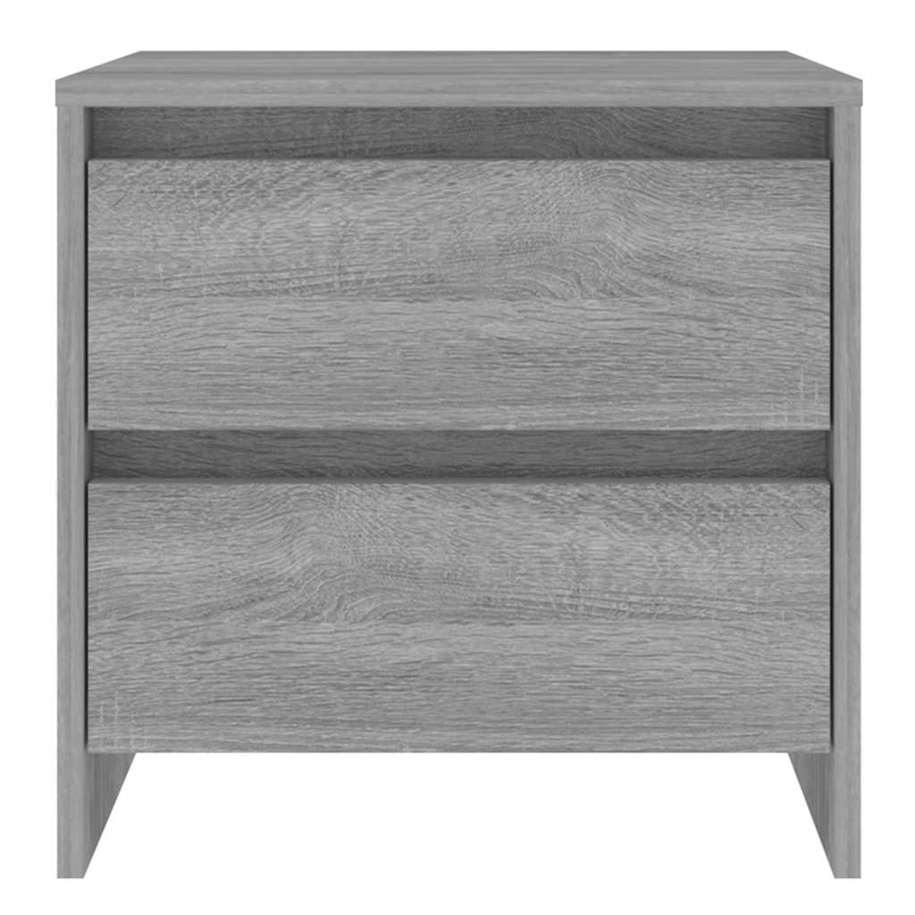 vidaXL Bedside Cabinet | Grey Sonoma | Engineered Wood | Medium 3
