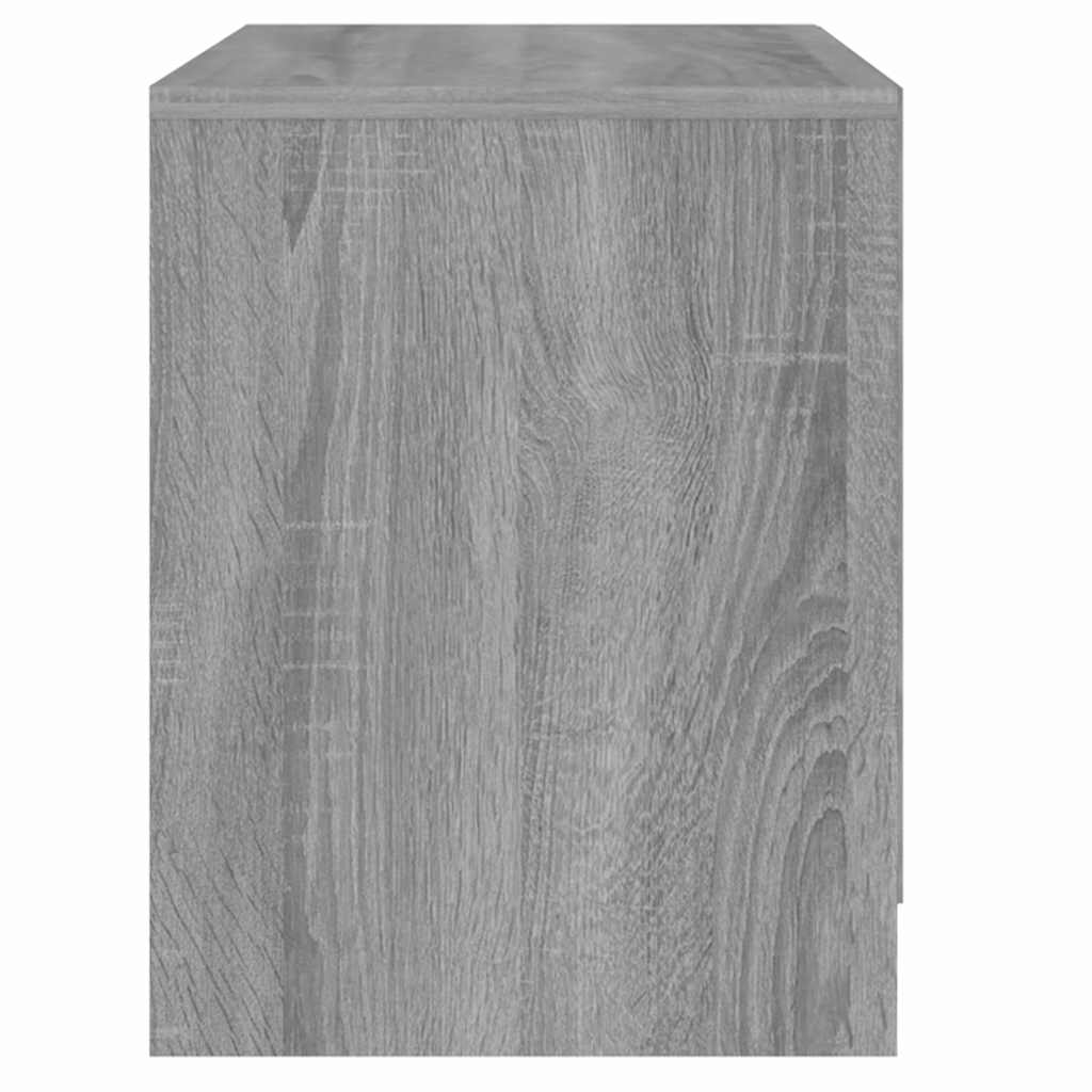 vidaXL Bedside Cabinet | Grey Sonoma | Engineered Wood | Medium 5
