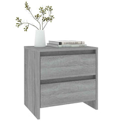 vidaXL Bedside Cabinet | Grey Sonoma | Engineered Wood | Medium 6