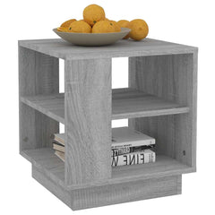 vidaXL Coffee Table Grey Sonoma 40x40x43 cm Engineered Wood 6