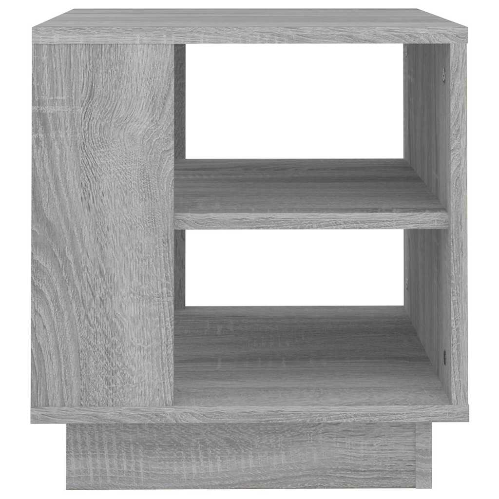 vidaXL Coffee Table Grey Sonoma 40x40x43 cm Engineered Wood 4